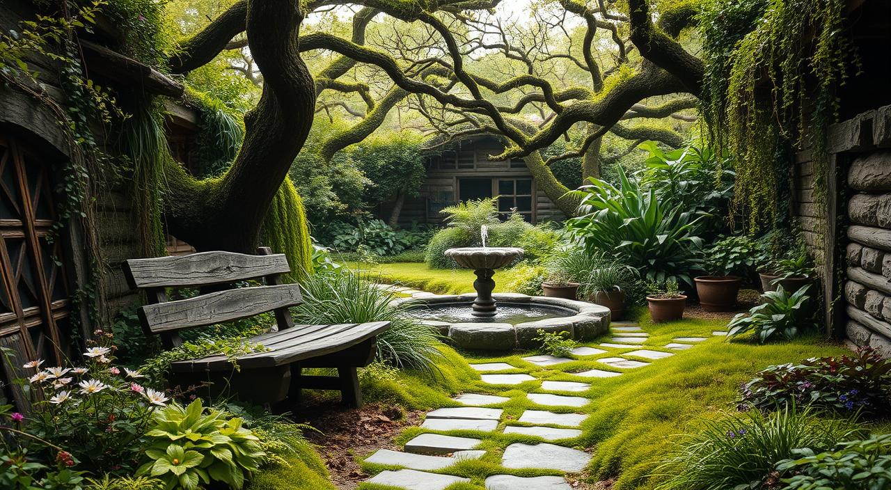 How to Create a Rustic Garden Using Natural Materials